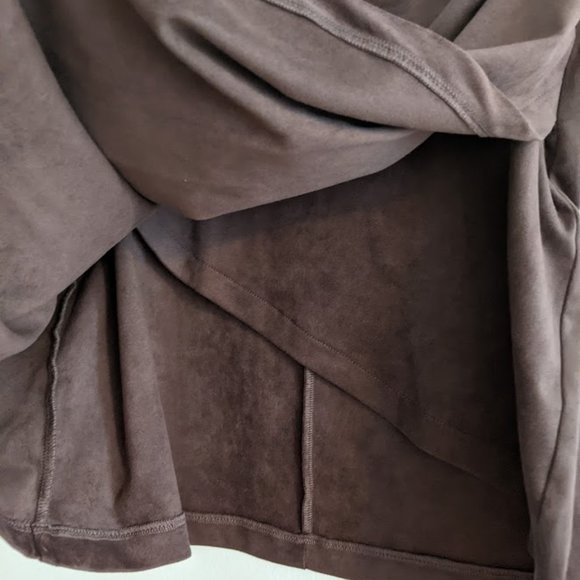 Forever 21+ Brown Wrap Tulip Mini Skirt Size 3X - Picture 3 of 7